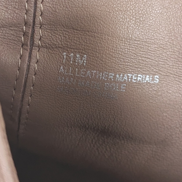 Antonio Melani Tan Suede Leather Laser Cut Ankle Booties - Picture 5 of 11